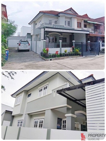 ขายทาวน์เฮาส์ 2 ชั้น 26.5 ตร.วา ห้องริมหลังใหญ่ ม.สิทธิทรัพย์ ลำลูกกาคลอง 7 รีโนเวทใหม่ทั้งหลังสวย น่าอยู่ ราคาถูก 