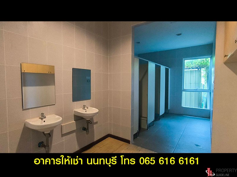 ให้เช่า อาคารสำนักงาน ออฟฟิศ 350 ตร.ม. สนามบินน้ำ นนทบุรี ใกล้กองสลาก